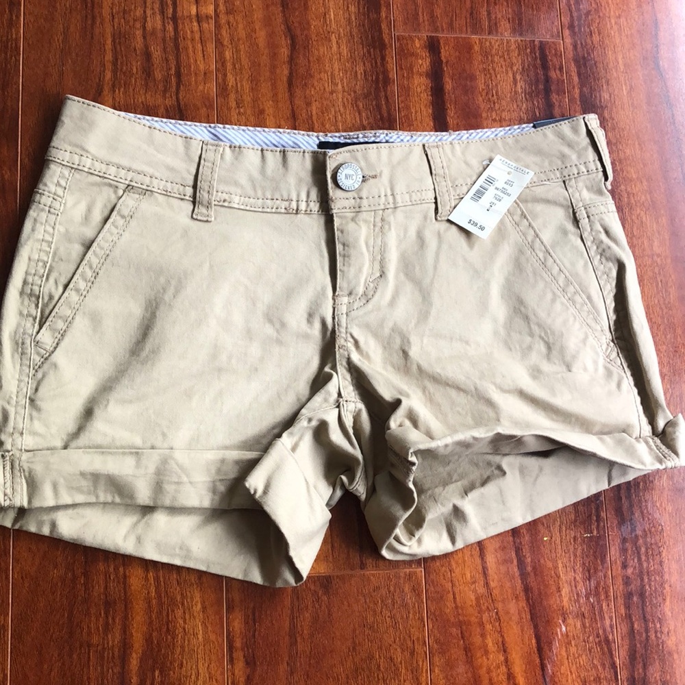 Midi kaki shorts